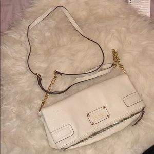 White cross body bag/ clutch